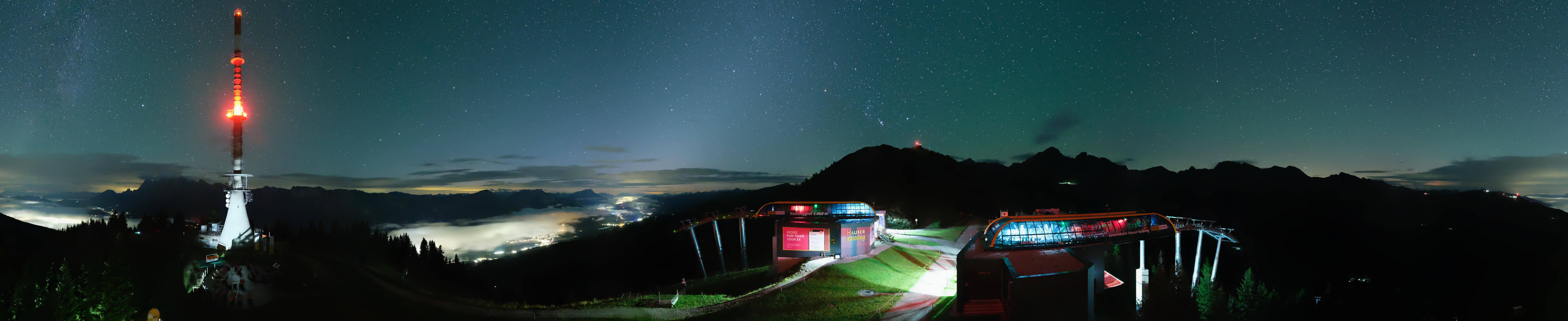 Archiv Foto Webcam Hauser Kaibling: Panorama Sendemast