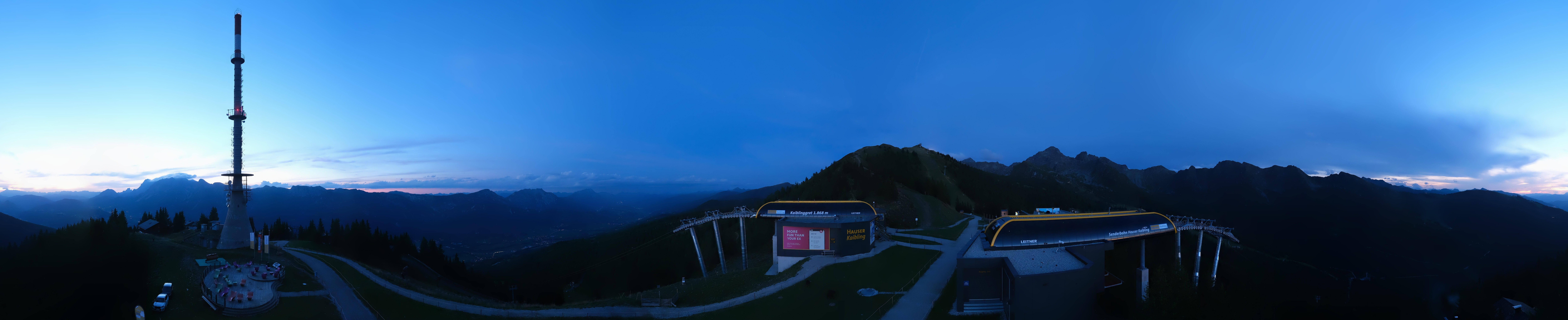 Archiv Foto Webcam Hauser Kaibling: Panorama Sendemast