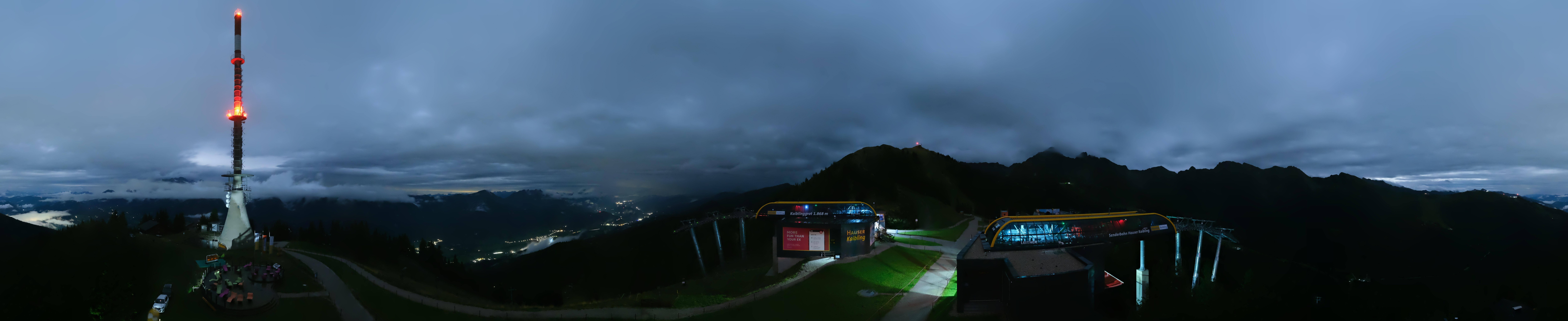 Archiv Foto Webcam Hauser Kaibling: Panorama Sendemast