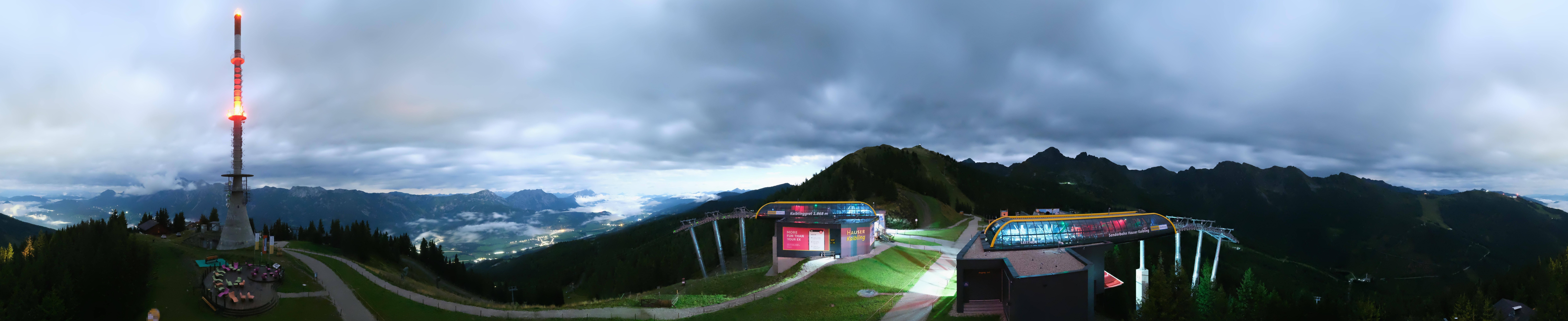 Archived image Webcam 360 degree Panoramic view Hauser Kaibling