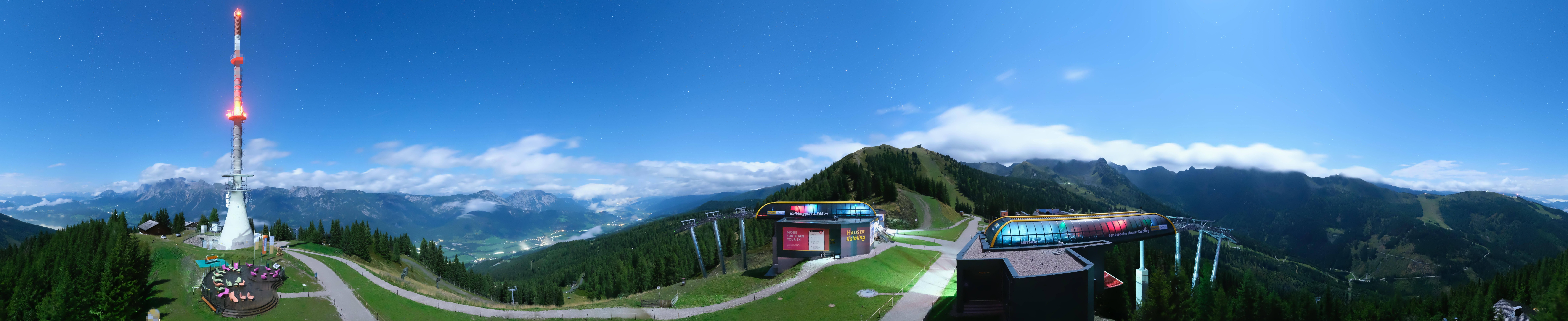 Archived image Webcam 360 degree Panoramic view Hauser Kaibling