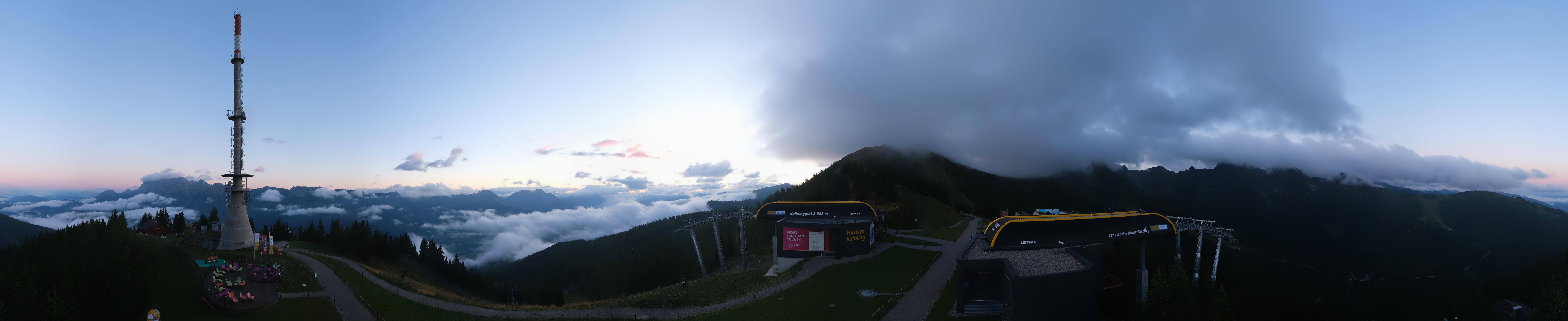 Archived image Webcam 360 degree Panoramic view Hauser Kaibling