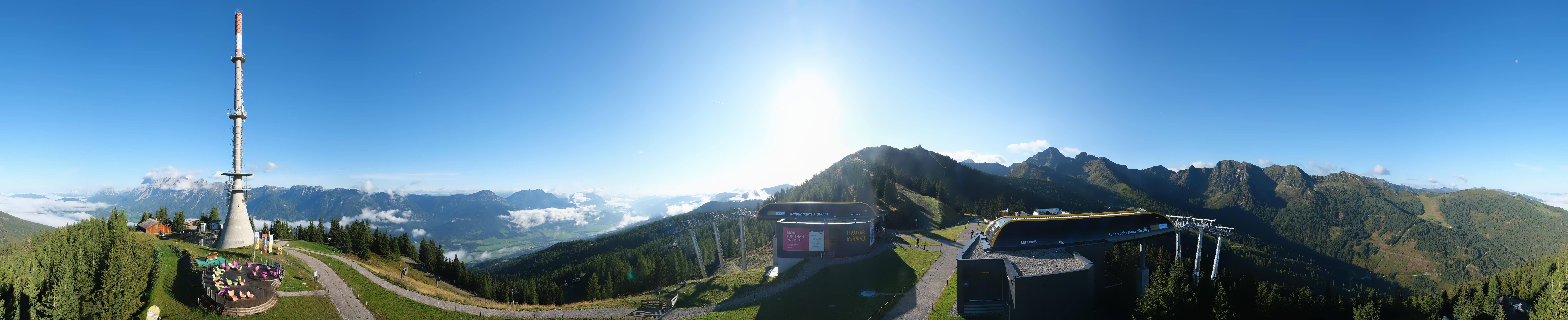 Archived image Webcam 360 degree Panoramic view Hauser Kaibling