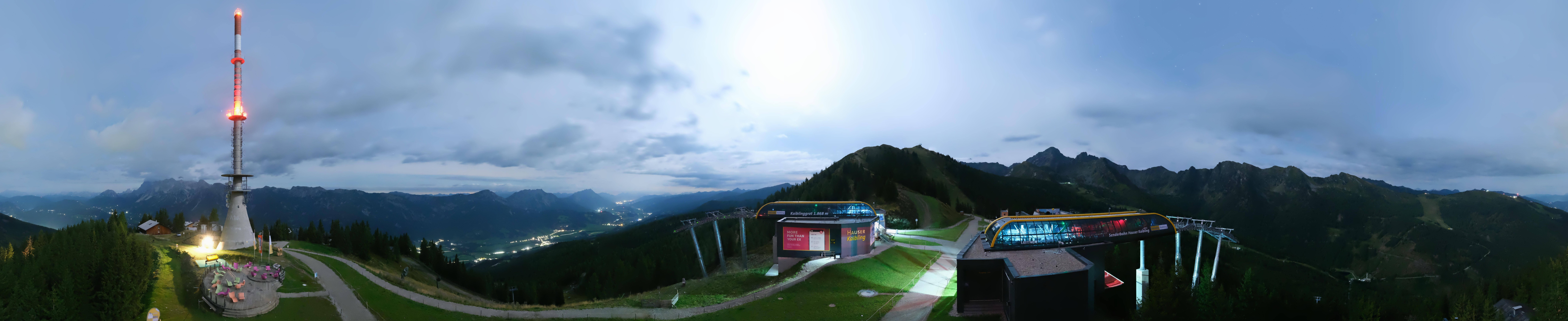 Archived image Webcam 360 degree Panoramic view Hauser Kaibling