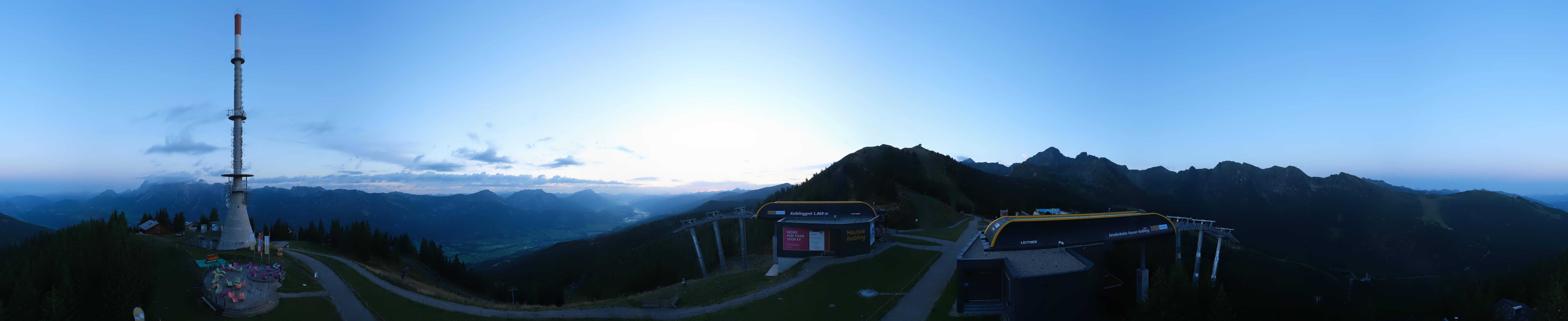 Archived image Webcam 360 degree Panoramic view Hauser Kaibling