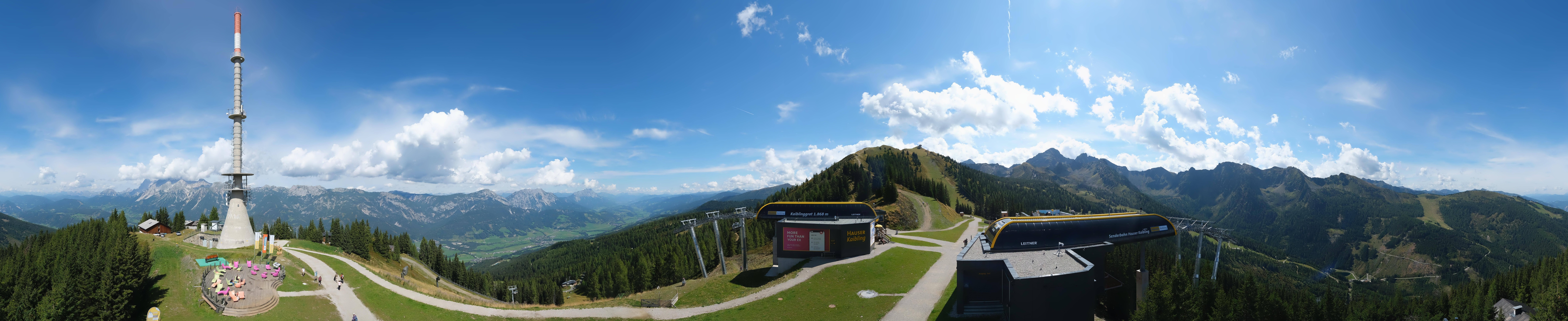 Archived image Webcam 360 degree Panoramic view Hauser Kaibling