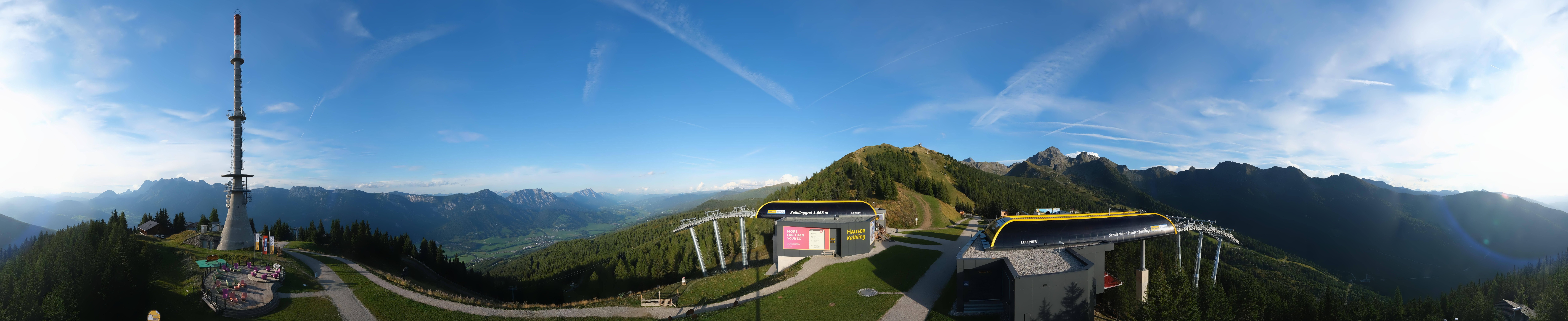 Archived image Webcam 360 degree Panoramic view Hauser Kaibling