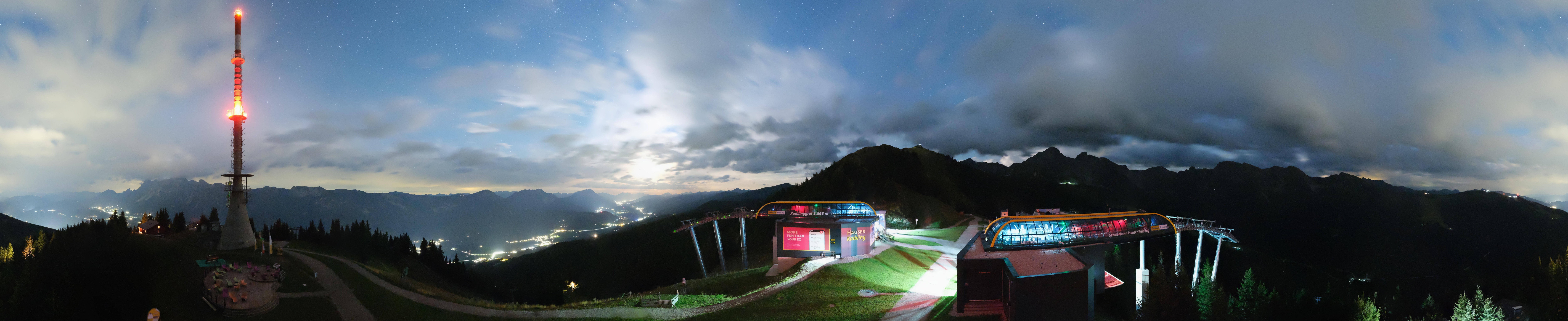 Archived image Webcam 360 degree Panoramic view Hauser Kaibling