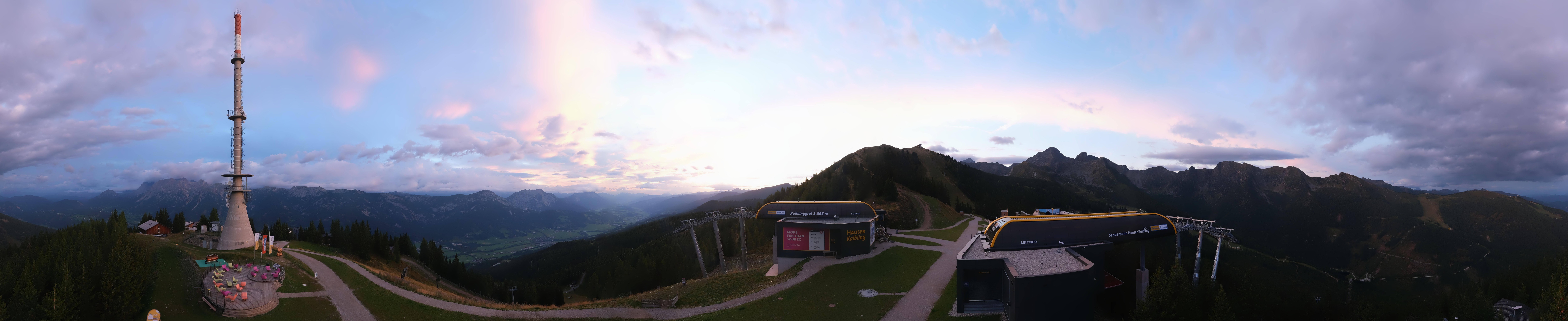 Archived image Webcam 360 degree Panoramic view Hauser Kaibling