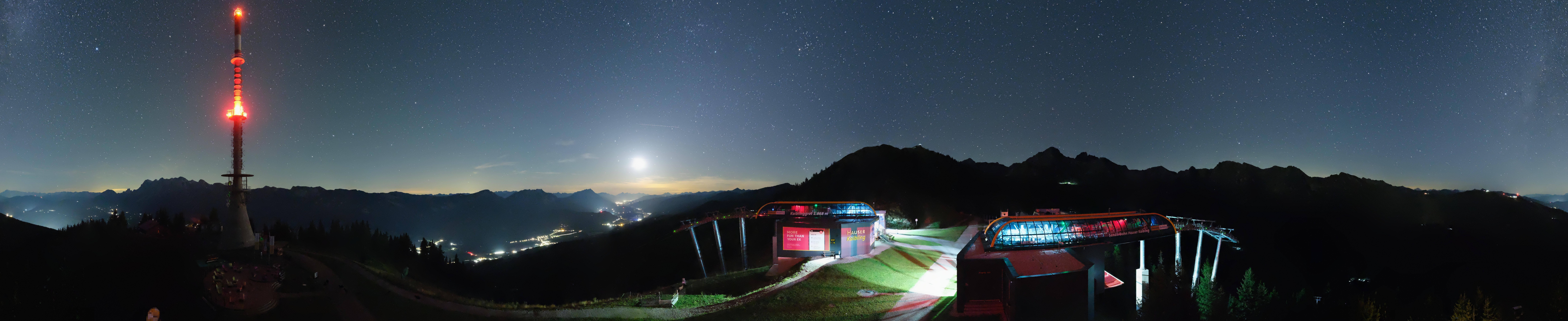 Archiv Foto Webcam Hauser Kaibling: Panorama Sendemast