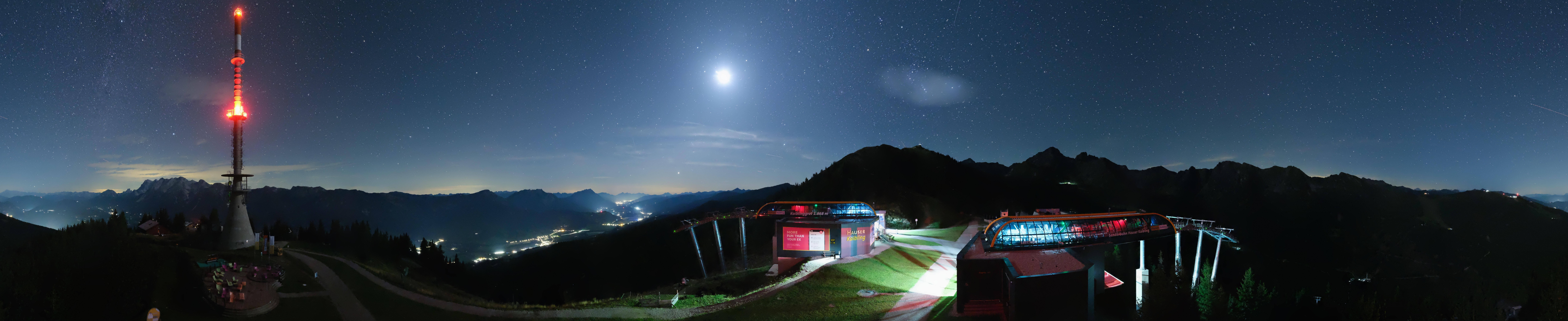 Archiv Foto Webcam Hauser Kaibling: Panorama Sendemast
