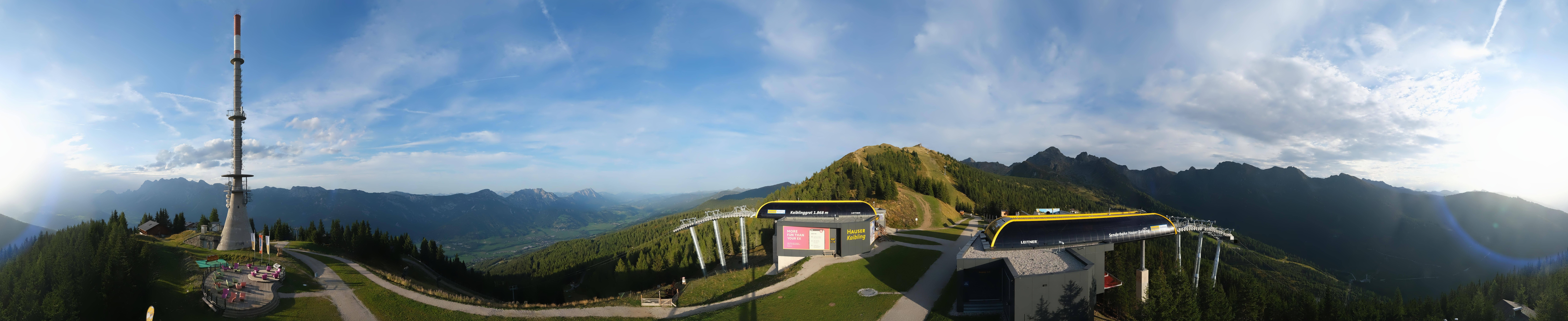 Archived image Webcam 360 degree Panoramic view Hauser Kaibling