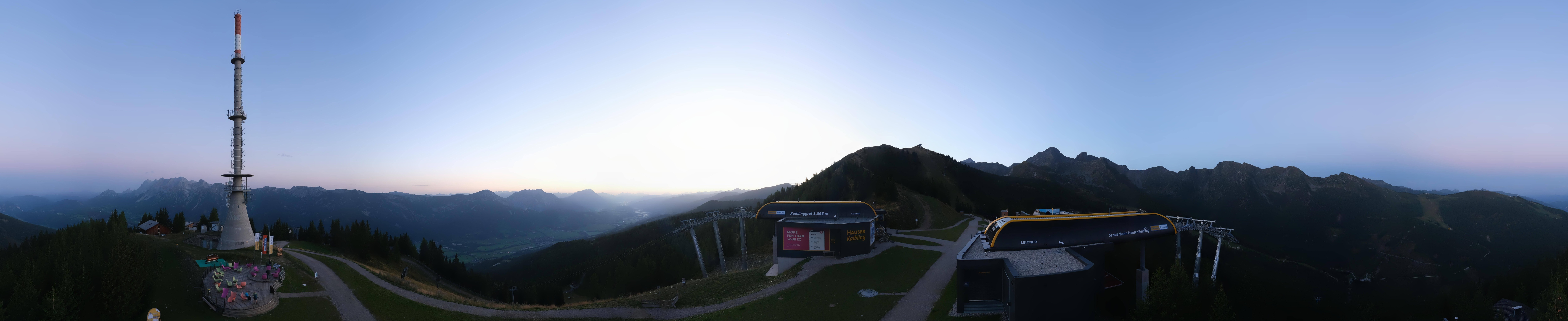 Archived image Webcam 360 degree Panoramic view Hauser Kaibling
