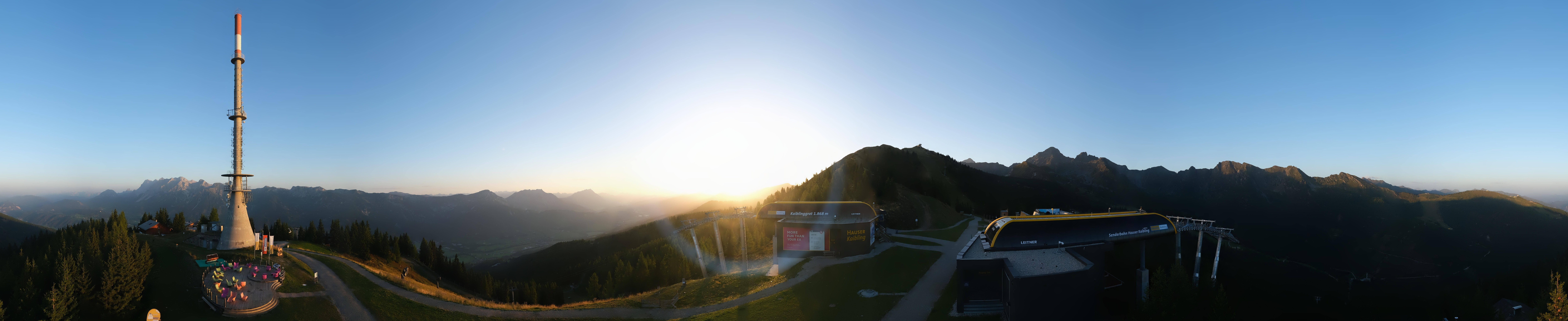 Archived image Webcam 360 degree Panoramic view Hauser Kaibling