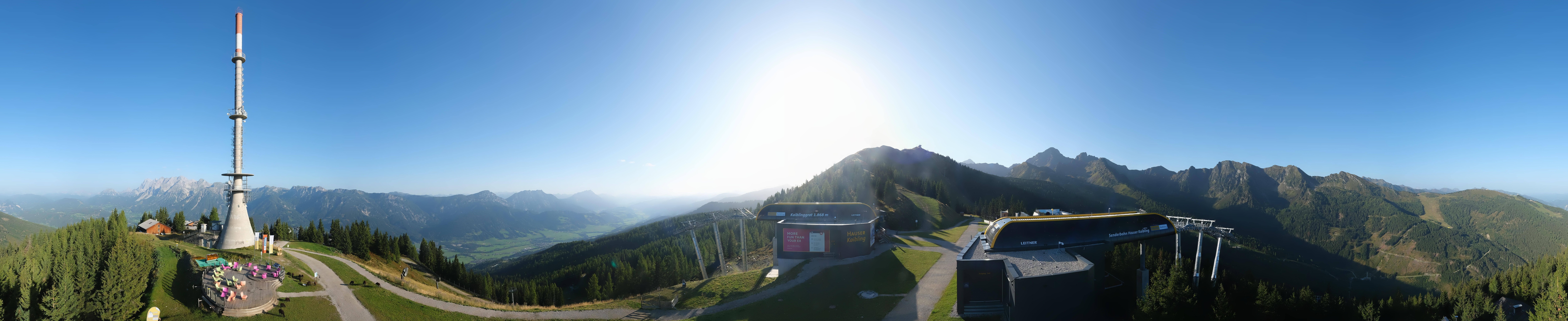 Archived image Webcam 360 degree Panoramic view Hauser Kaibling