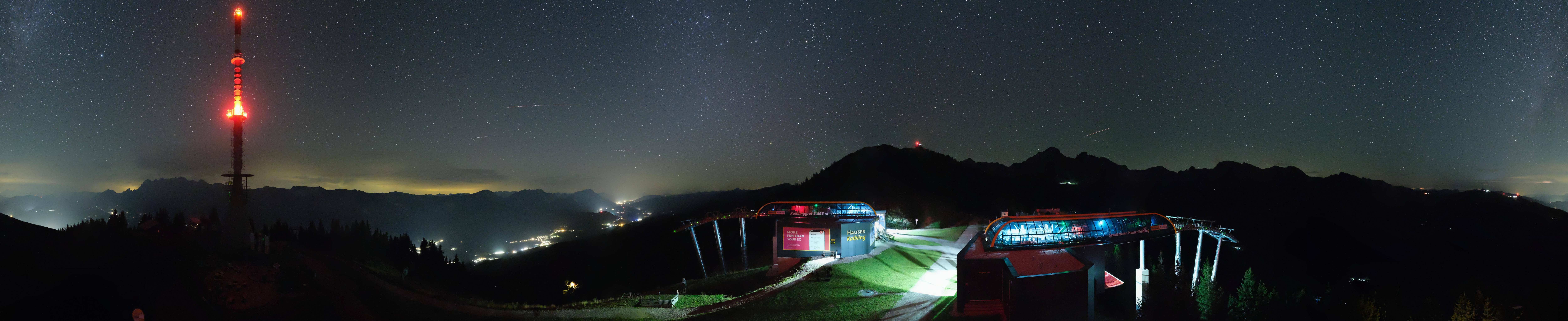 Archiv Foto Webcam Hauser Kaibling: Panorama Sendemast