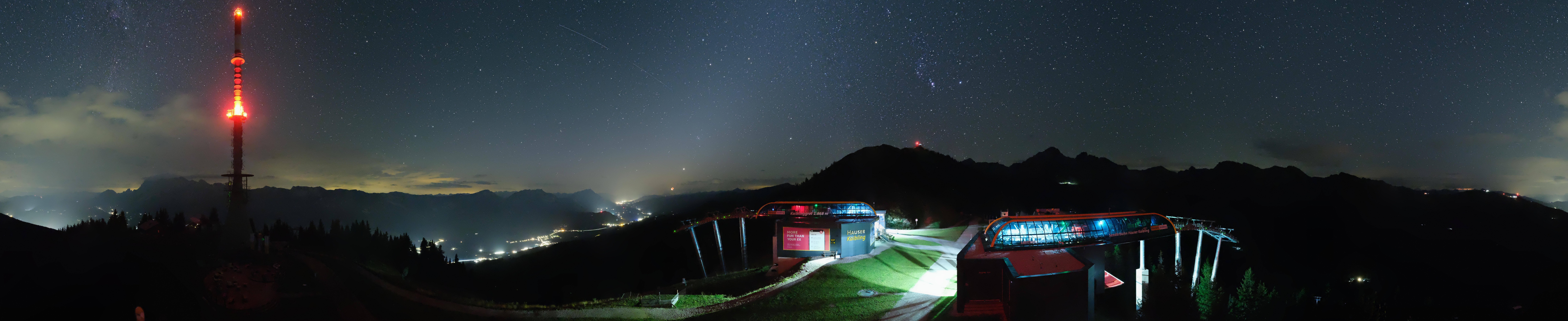 Archiv Foto Webcam Hauser Kaibling: Panorama Sendemast