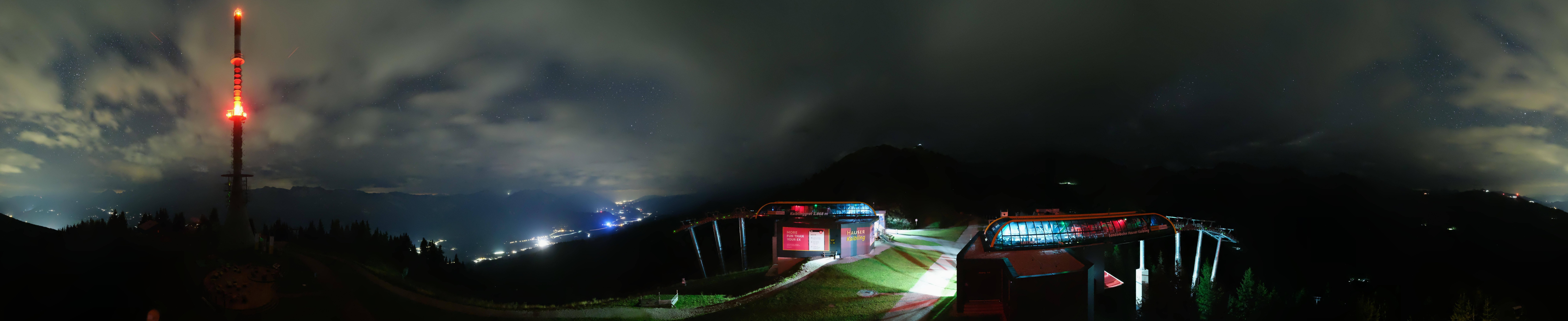 Archiv Foto Webcam Hauser Kaibling: Panorama Sendemast