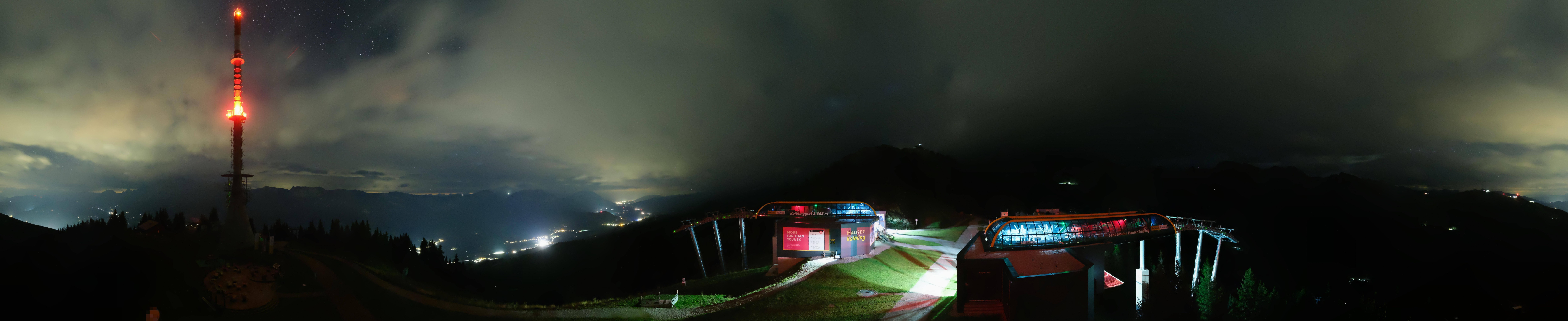 Archiv Foto Webcam Hauser Kaibling: Panorama Sendemast