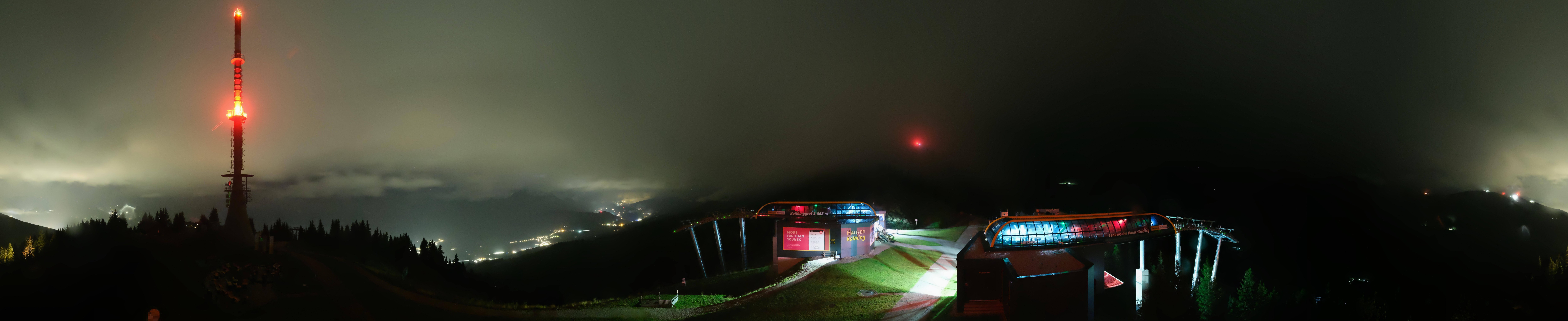 Archiv Foto Webcam Hauser Kaibling: Panorama Sendemast