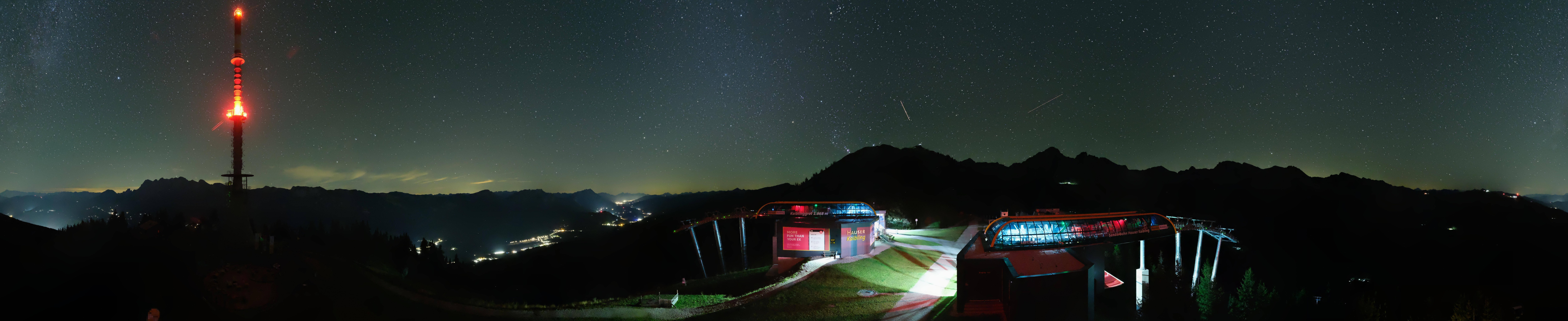 Archiv Foto Webcam Hauser Kaibling: Panorama Sendemast