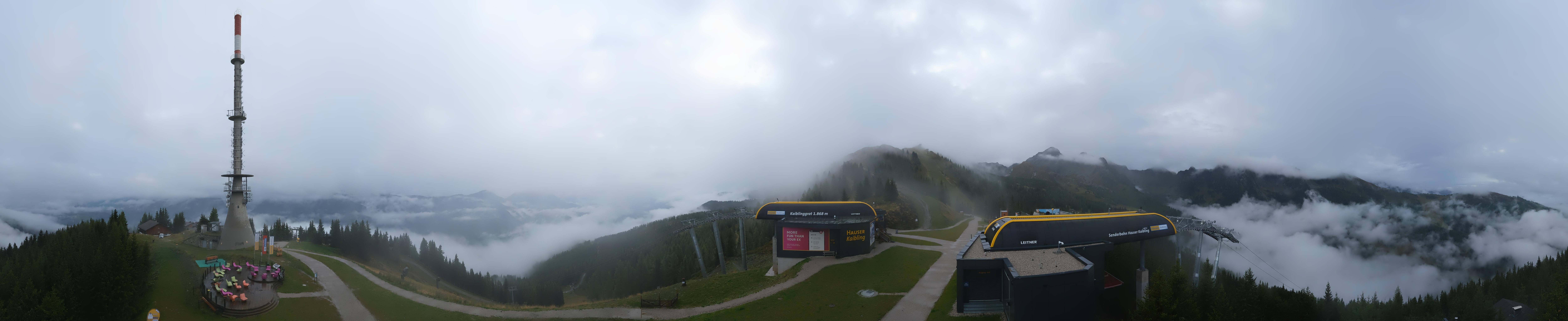 Archived image Webcam 360 degree Panoramic view Hauser Kaibling