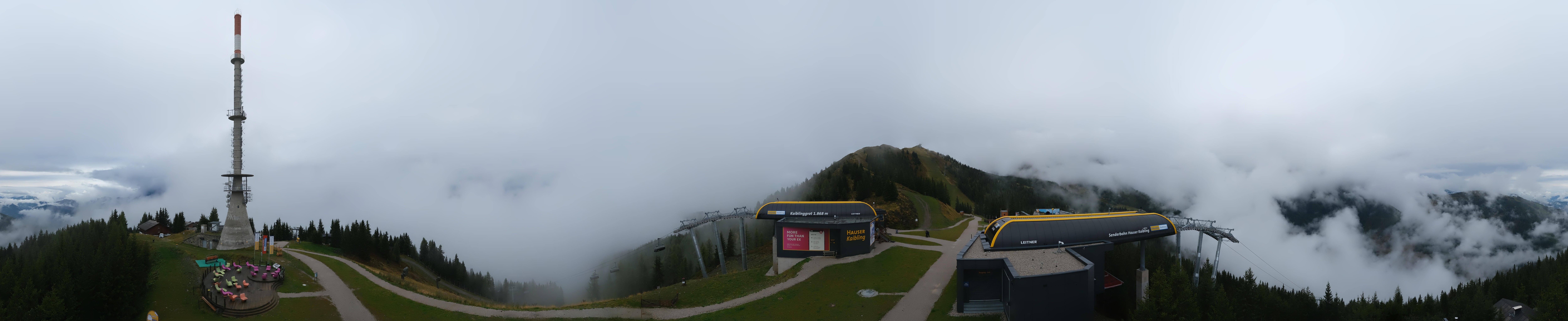 Archived image Webcam 360 degree Panoramic view Hauser Kaibling