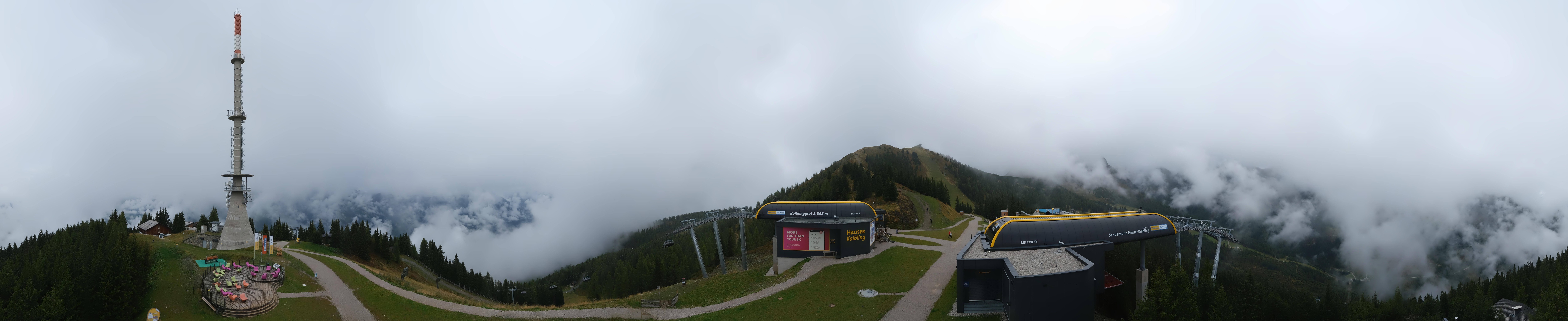 Archived image Webcam 360 degree Panoramic view Hauser Kaibling