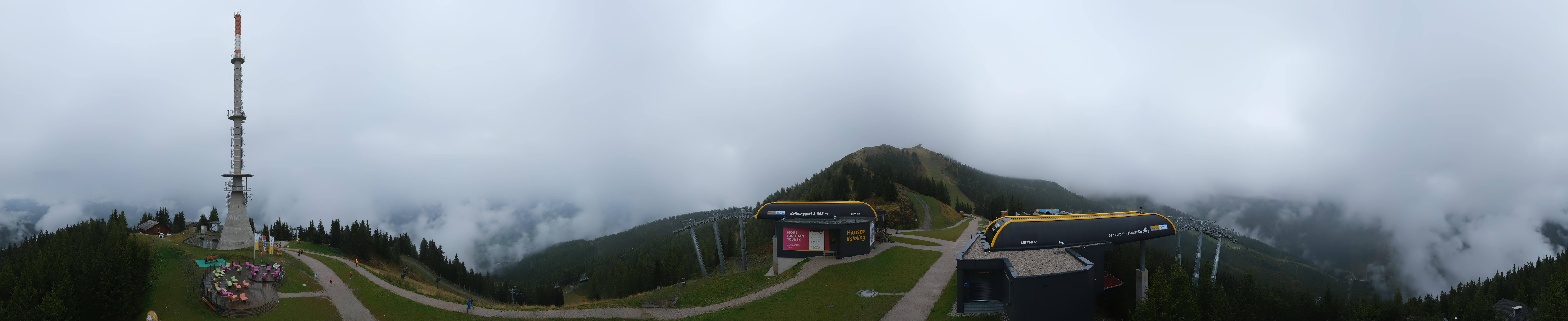 Archived image Webcam 360 degree Panoramic view Hauser Kaibling
