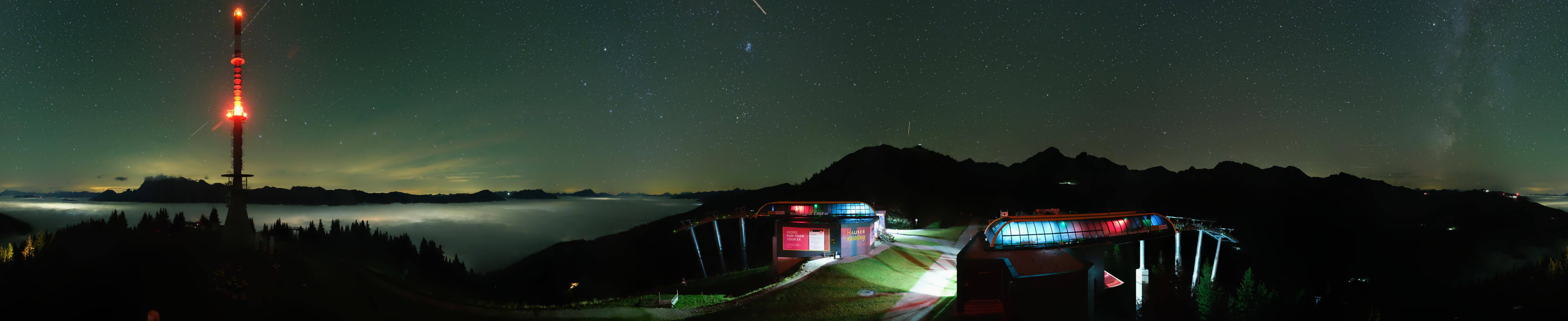 Archiv Foto Webcam Hauser Kaibling: Panorama Sendemast