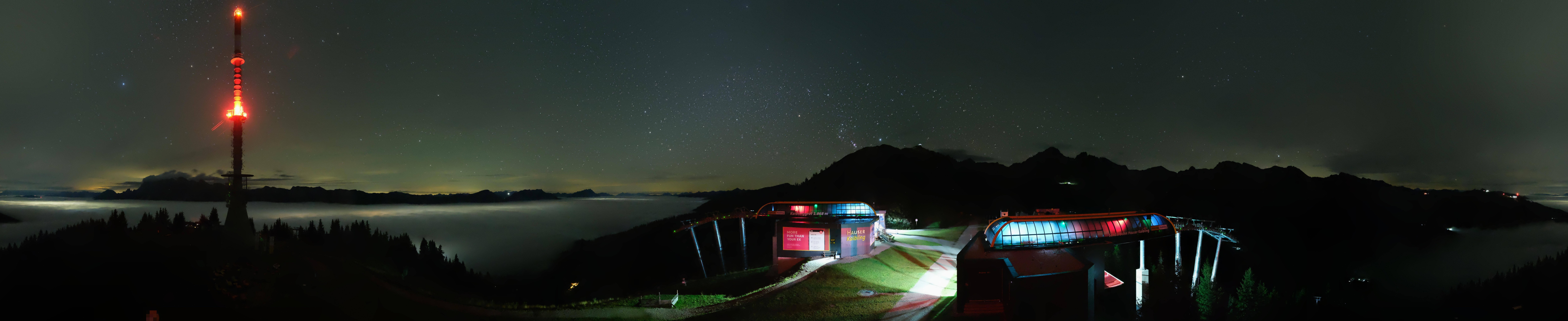 Archiv Foto Webcam Hauser Kaibling: Panorama Sendemast