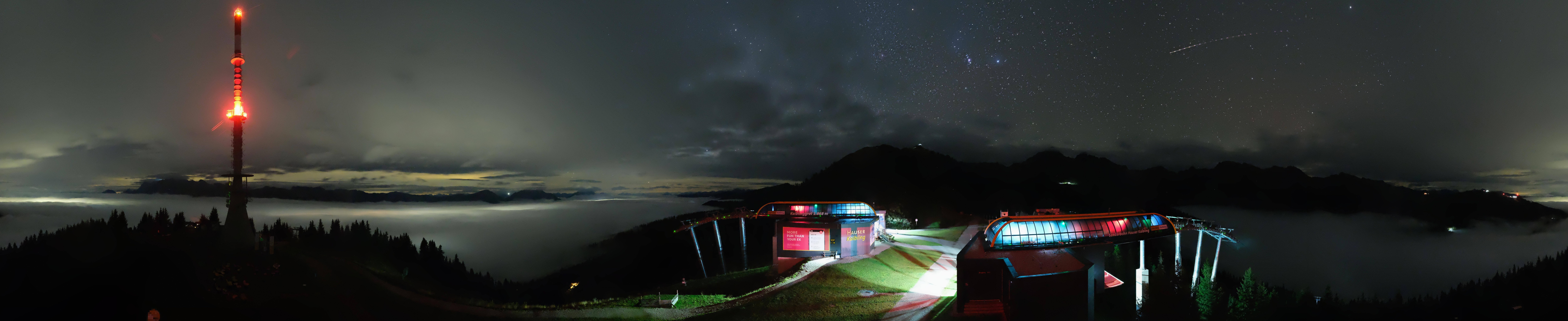 Archiv Foto Webcam Hauser Kaibling: Panorama Sendemast