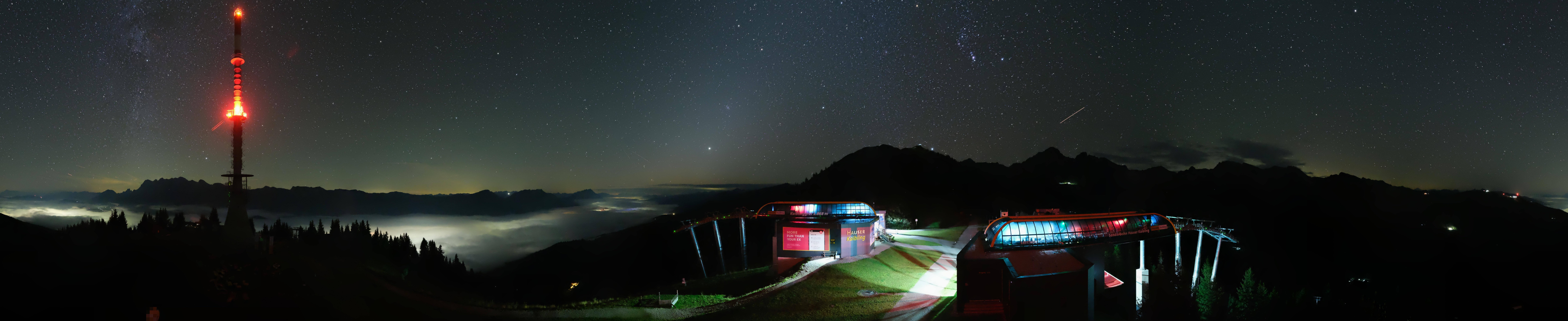 Archiv Foto Webcam Hauser Kaibling: Panorama Sendemast