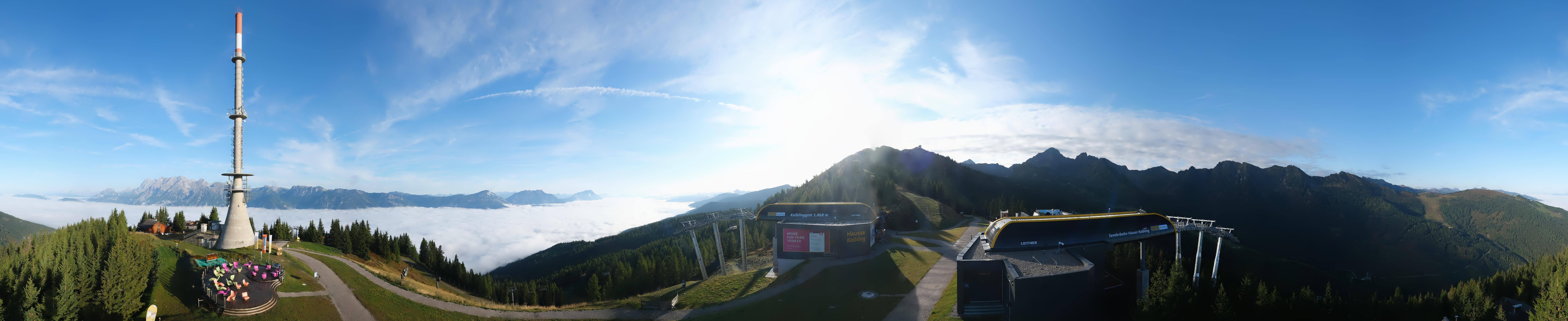 Archived image Webcam 360 degree Panoramic view Hauser Kaibling