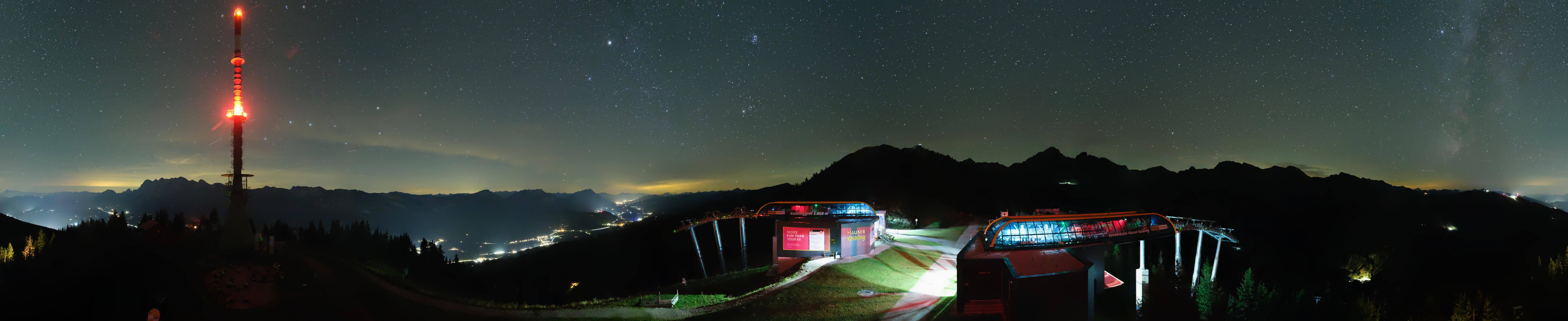 Archiv Foto Webcam Hauser Kaibling: Panorama Sendemast