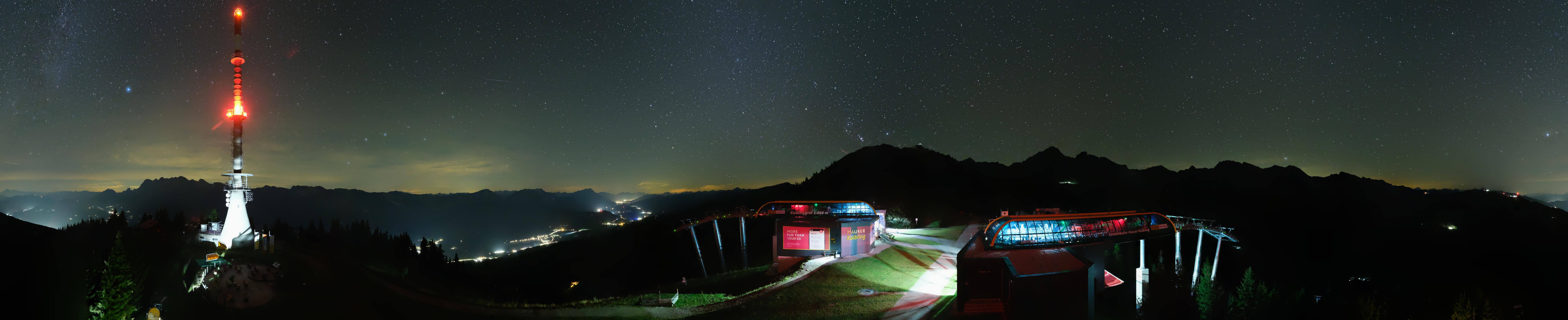 Archiv Foto Webcam Hauser Kaibling: Panorama Sendemast