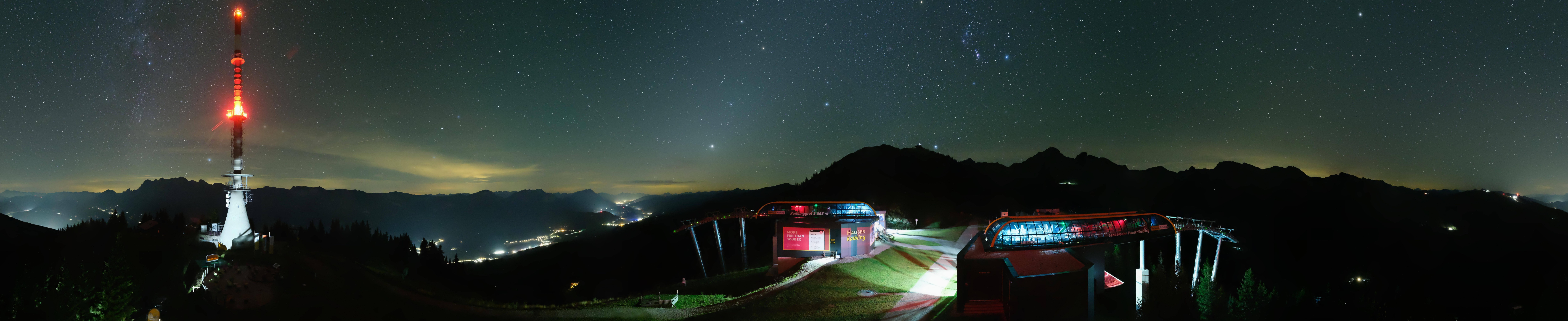 Archiv Foto Webcam Hauser Kaibling: Panorama Sendemast