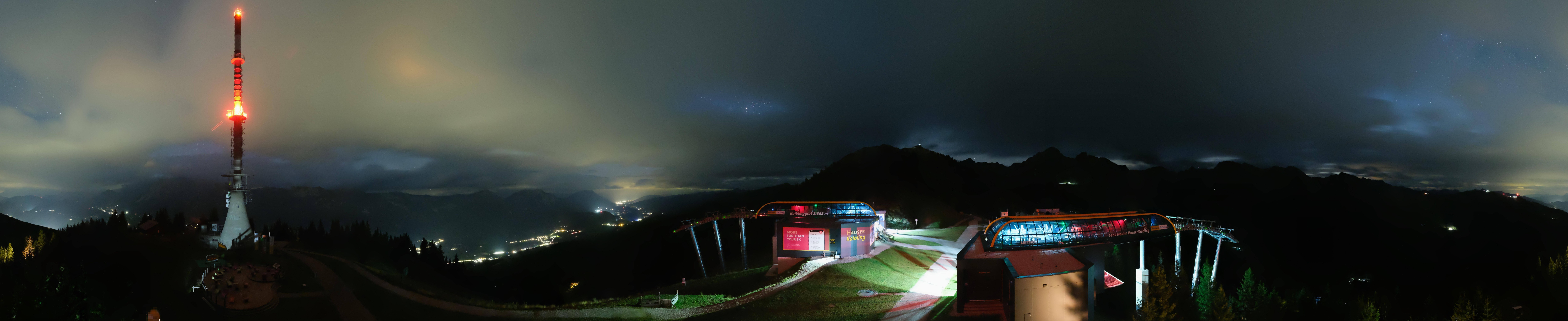 Archiv Foto Webcam Hauser Kaibling: Panorama Sendemast