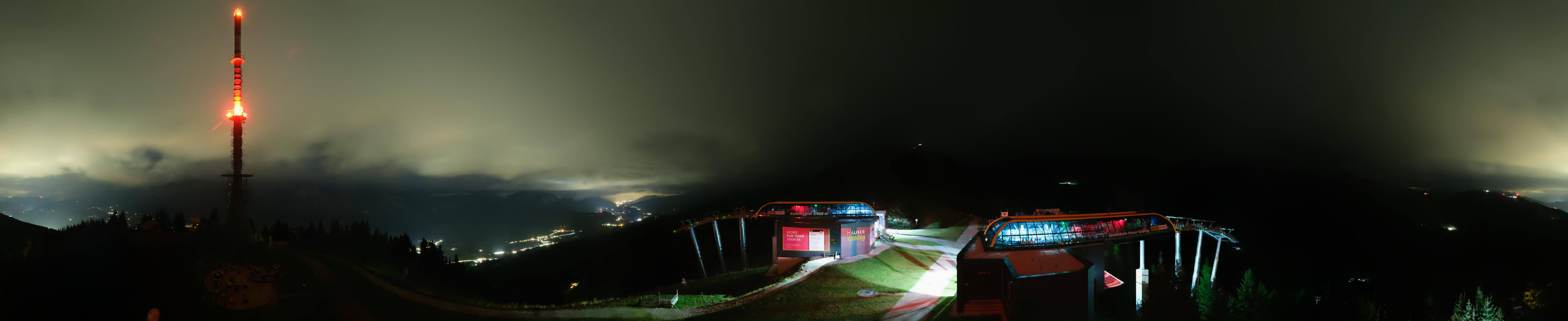 Archiv Foto Webcam Hauser Kaibling: Panorama Sendemast