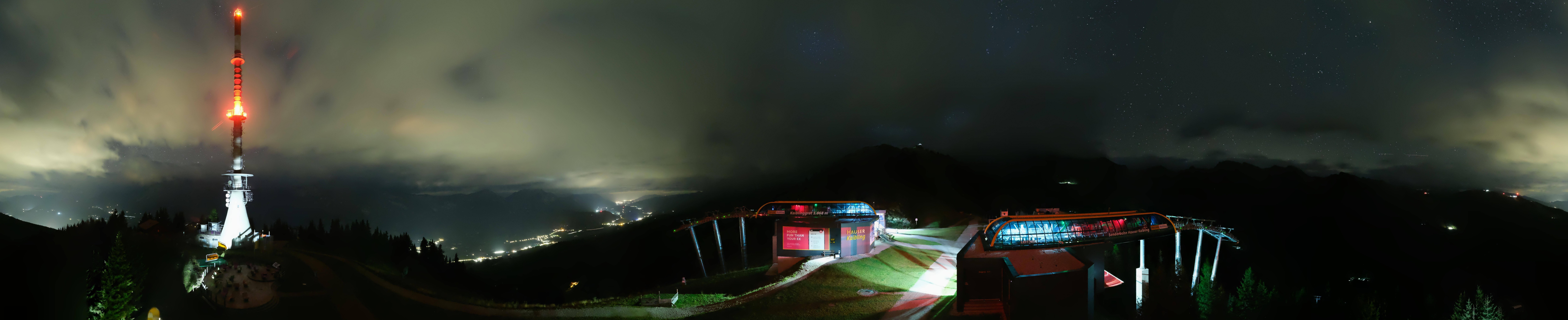 Archiv Foto Webcam Hauser Kaibling: Panorama Sendemast