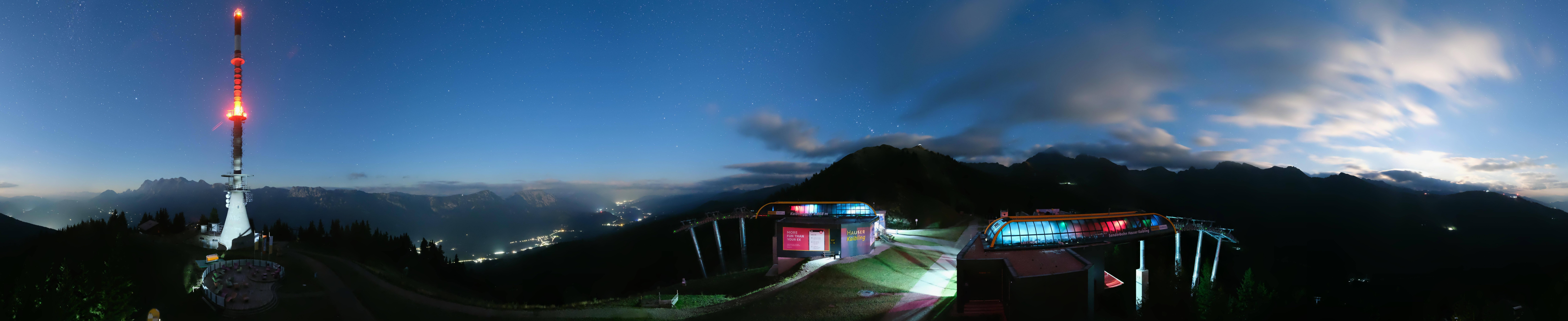 Archiv Foto Webcam Hauser Kaibling: Panorama Sendemast