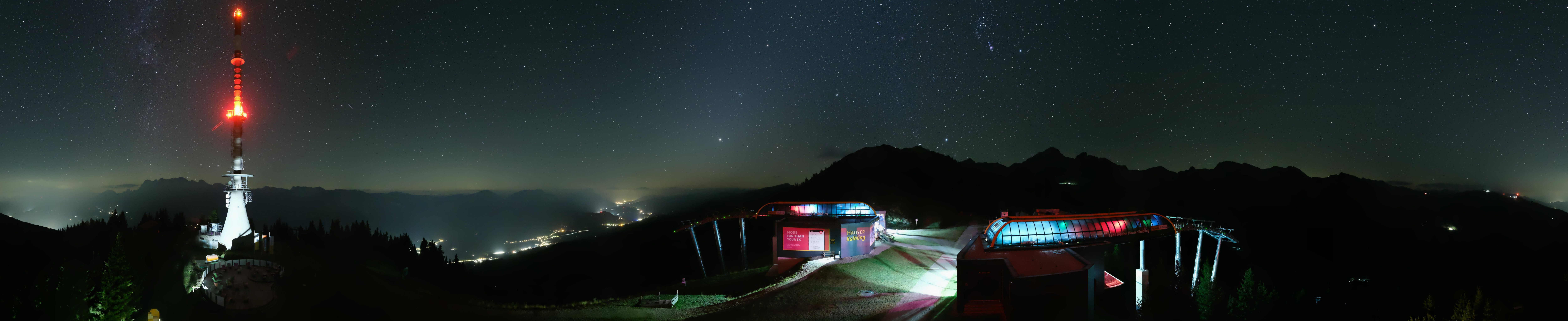 Archiv Foto Webcam Hauser Kaibling: Panorama Sendemast