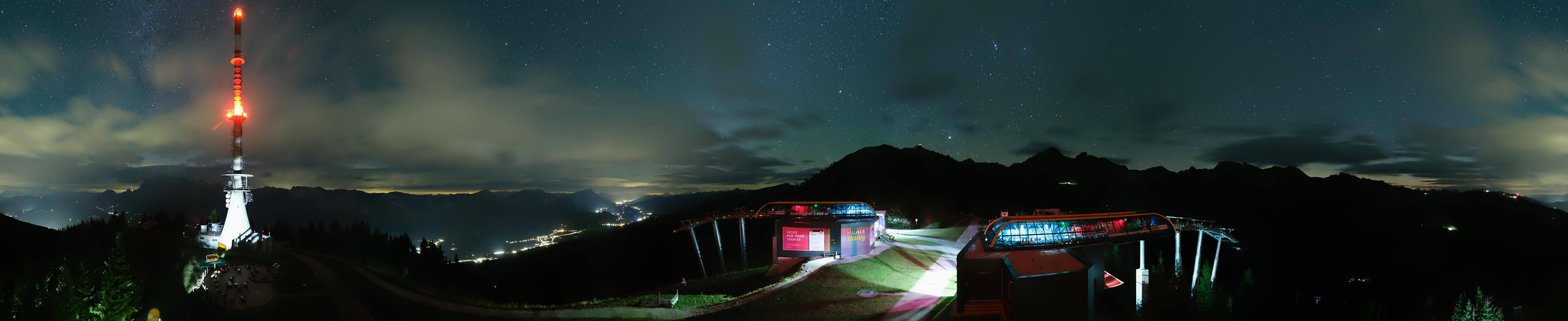 Archiv Foto Webcam Hauser Kaibling: Panorama Sendemast