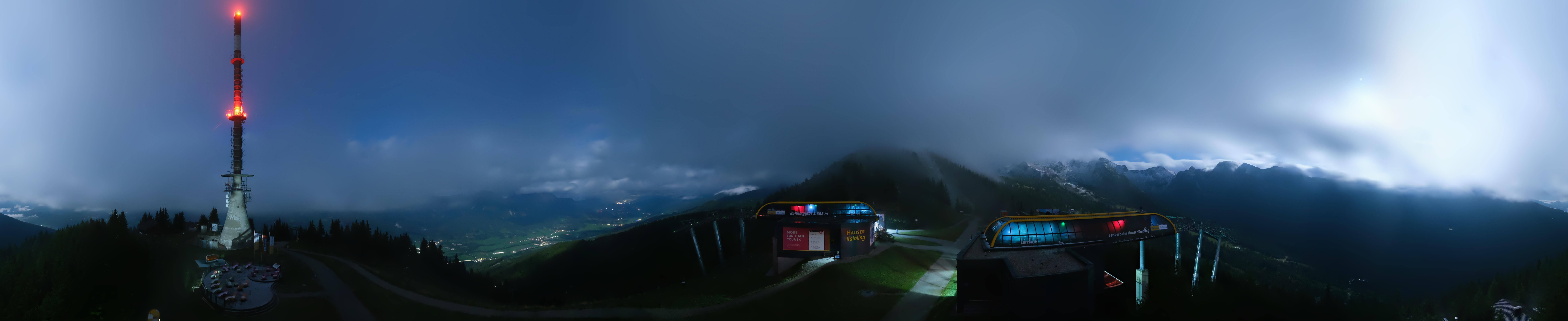 Archived image Webcam 360 degree Panoramic view Hauser Kaibling