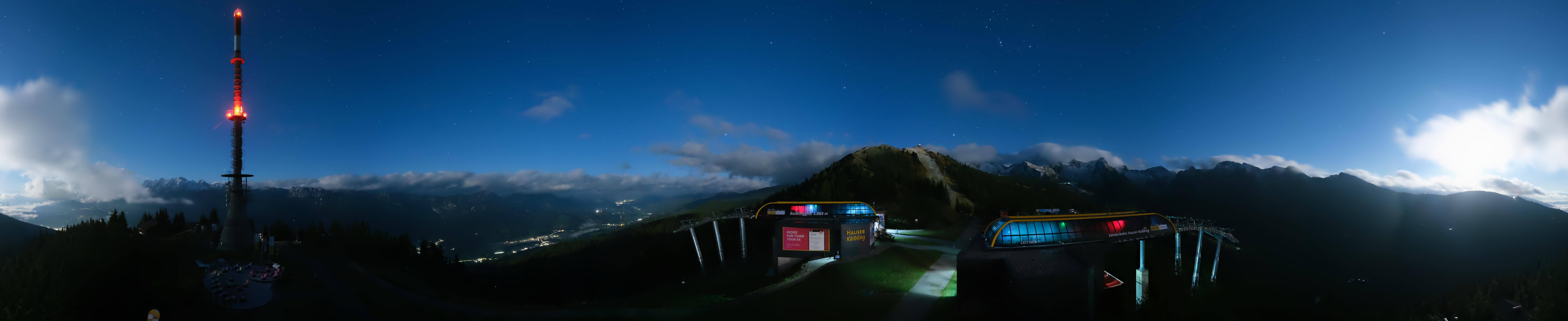 Archived image Webcam 360 degree Panoramic view Hauser Kaibling