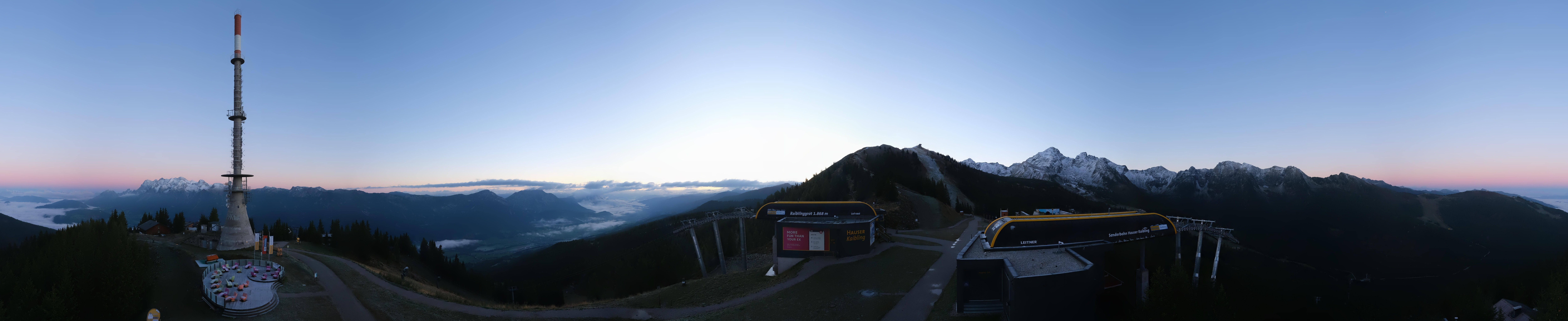 Archived image Webcam 360 degree Panoramic view Hauser Kaibling