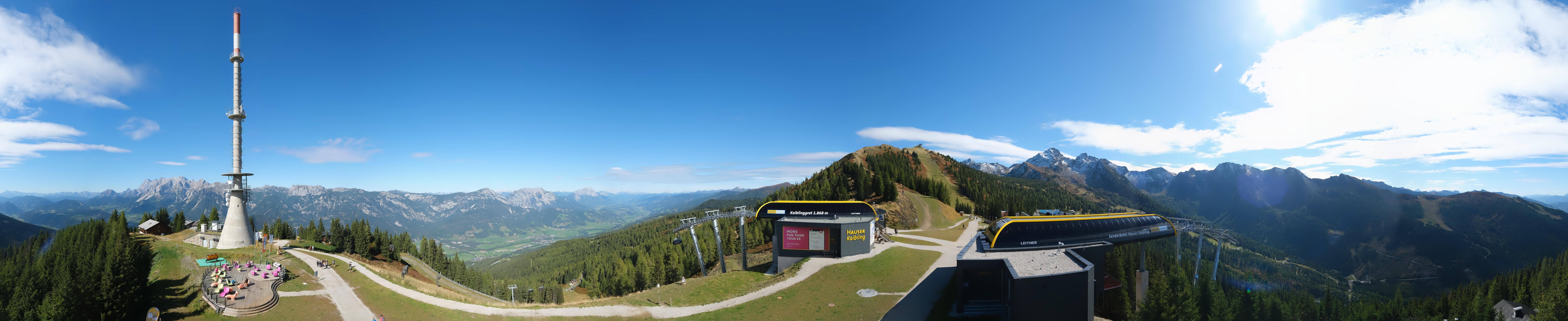 Archived image Webcam 360 degree Panoramic view Hauser Kaibling