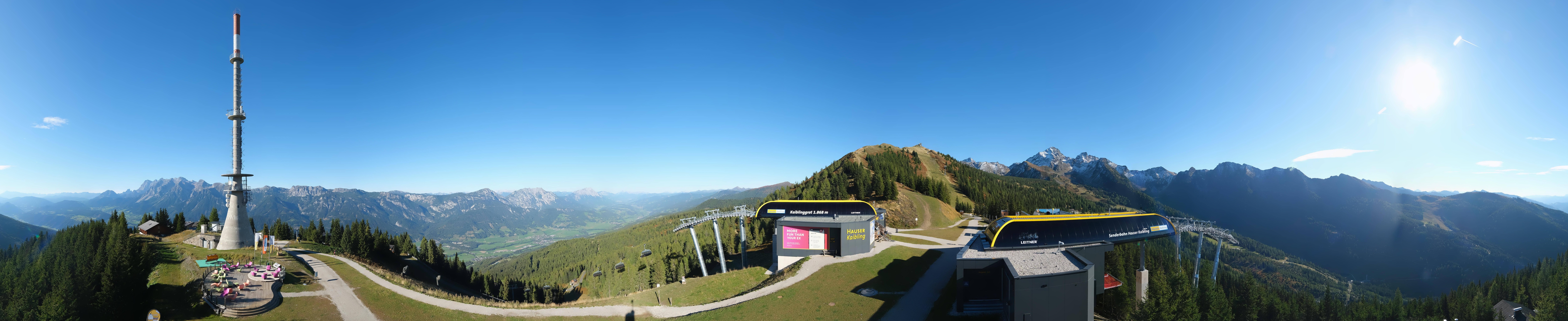 Archived image Webcam 360 degree Panoramic view Hauser Kaibling