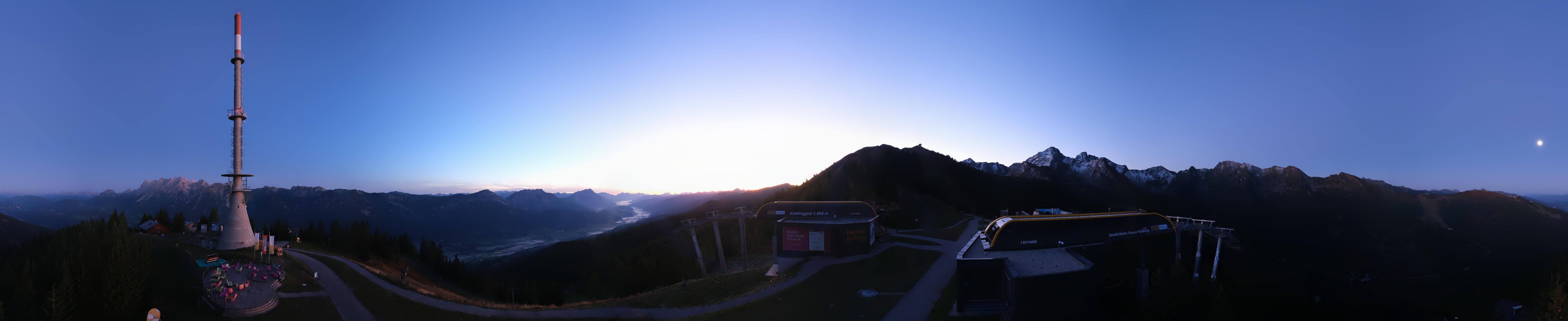 Archiv Foto Webcam Hauser Kaibling: Panorama Sendemast
