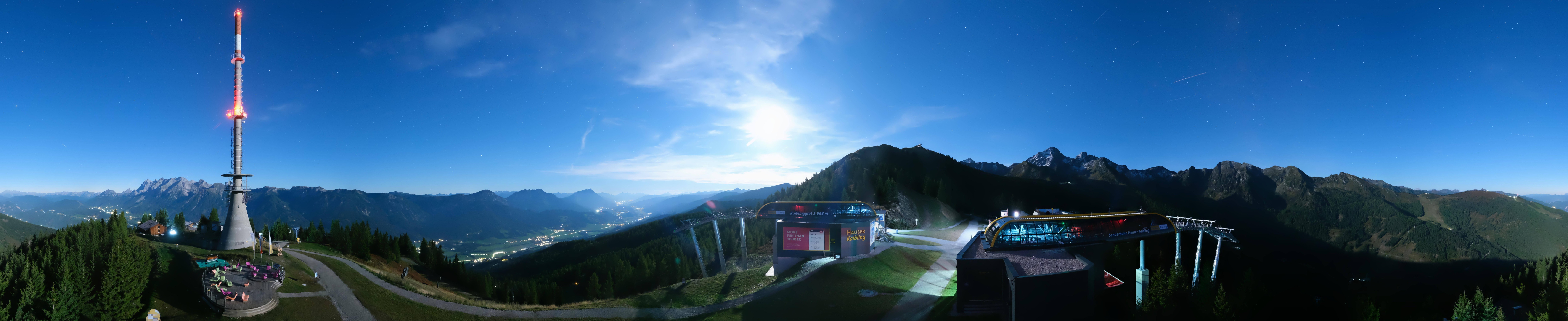 Archived image Webcam 360 degree Panoramic view Hauser Kaibling